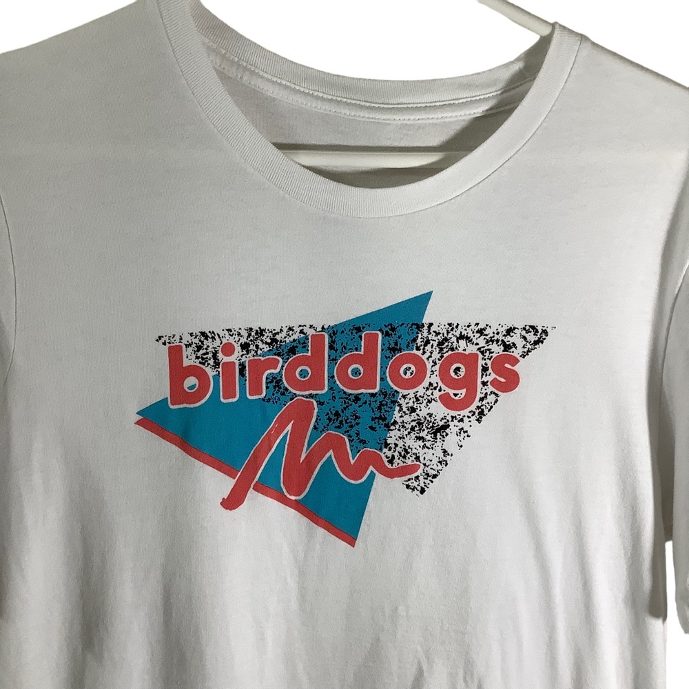 Birddogs White Graphic T-Shirt Round Neck - Picture 2 of 3